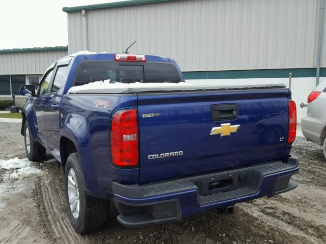 1GCGTCE3XG1307710 - 2016 CHEVROLET COLORADO L BLUE photo 3