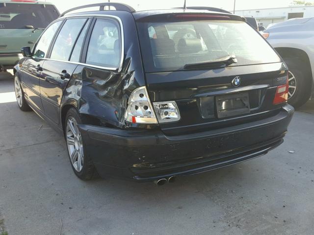 WBAAX13423PJ00176 - 2003 BMW 325 IT BLACK photo 3