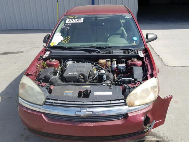 1G1ZT62885F191233 - 2005 CHEVROLET MALIBU MAX 红色 照片 9