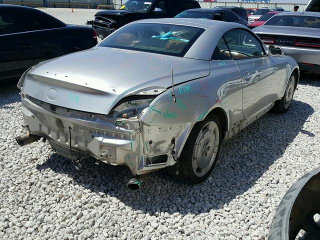 JTHFN48Y920034128 - 2002 LEXUS SC 430 SILVER photo 4