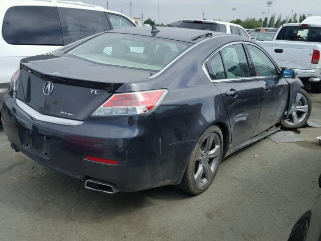 19UUA9F52EA001448 - 2014 ACURA TL TECH GRAY photo 4