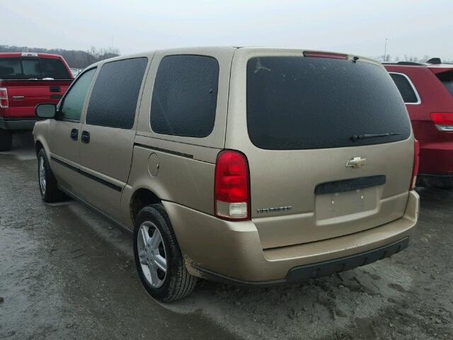 1GNDV03LX5D233593 - 2005 CHEVROLET UPLANDER TAN photo 3