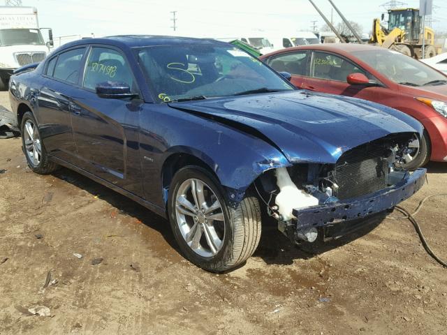 2C3CDXDT4DH671322 - 2013 DODGE CHARGER R/ BLUE photo 1