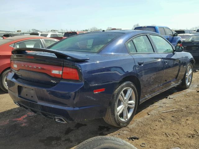 2C3CDXDT4DH671322 - 2013 DODGE CHARGER R/ BLUE photo 4