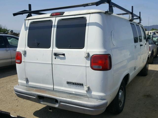 2B7HB21Y5SK521794 - 1995 DODGE RAM VAN B2 WHITE photo 4