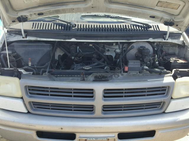 2B7HB21Y5SK521794 - 1995 DODGE RAM VAN B2 WHITE photo 7