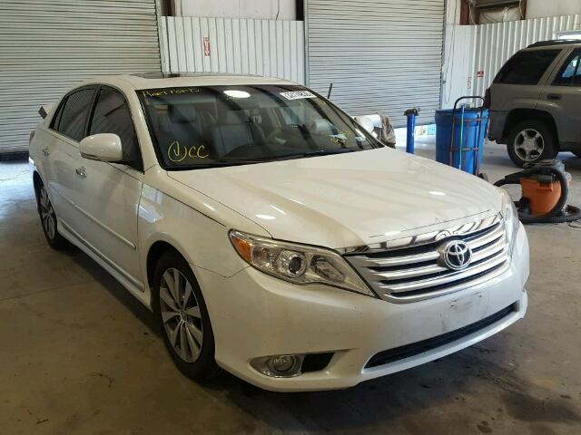 4T1BK3DB7BU395933 - 2011 TOYOTA AVALON BAS WHITE photo 1