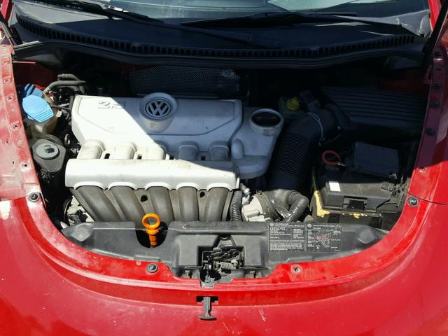3VWRF31Y56M332207 - 2006 VOLKSWAGEN NEW BEETLE 红色 照片 7