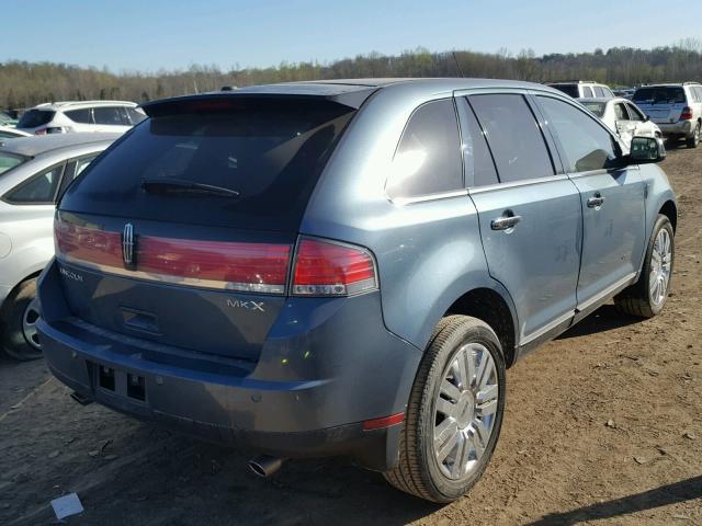 2LMDJ6JC2ABJ15967 - 2010 LINCOLN MKX BLUE photo 4