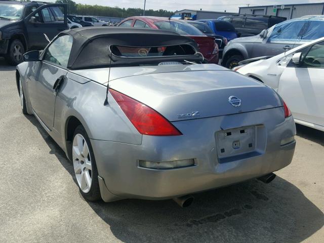 JN1AZ36A04T005279 - 2004 NISSAN 350Z ROADS SILVER photo 3