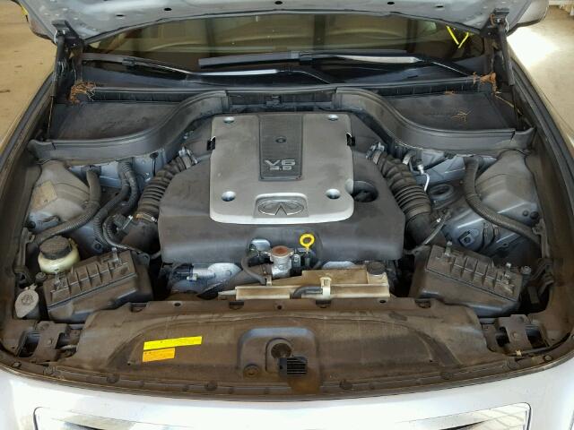 JNKBV61E98M216228 - 2008 INFINITI G35 SILVER photo 7