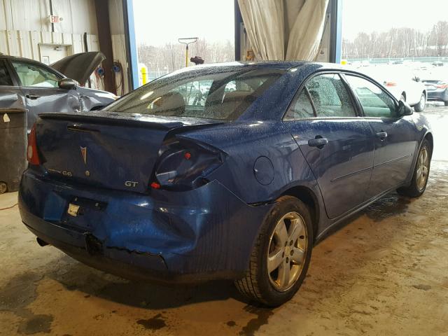 1G2ZH58N174219120 - 2007 PONTIAC G6 GT BLUE photo 4