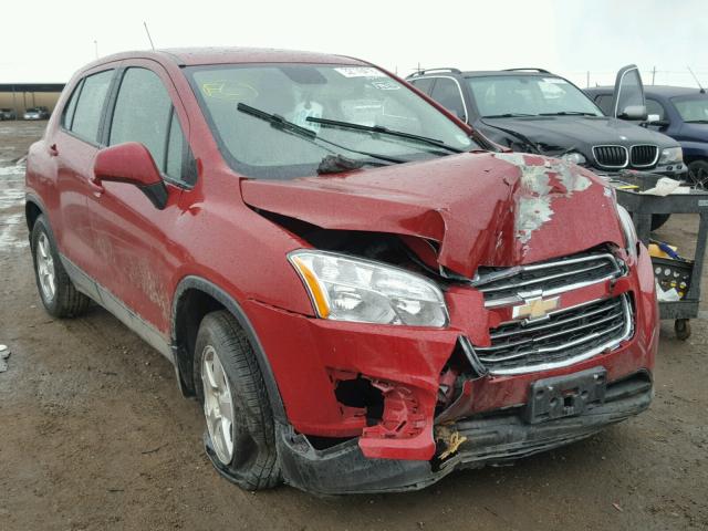 KL7CJPSB2FB092658 - 2015 CHEVROLET TRAX 1LS MAROON photo 1