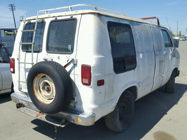 2B6HB23T2DK339270 - 1983 DODGE RAM VAN B2 WHITE photo 4