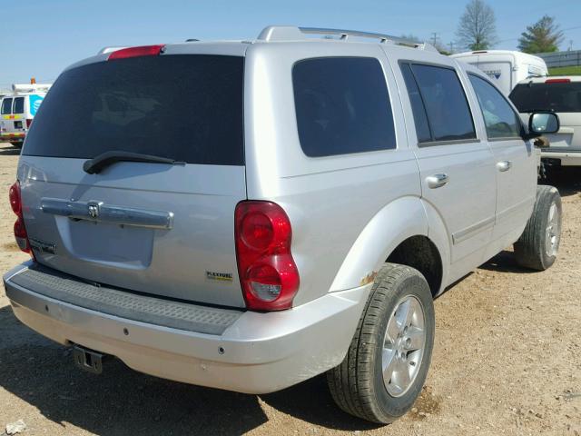 1D8HB58N78F124755 - 2008 DODGE DURANGO LI SILVER photo 4