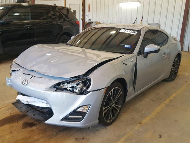 JF1ZNAA10D2733770 - 2013 TOYOTA SCION FR-S ვერცხლისფერი ფოტო 2