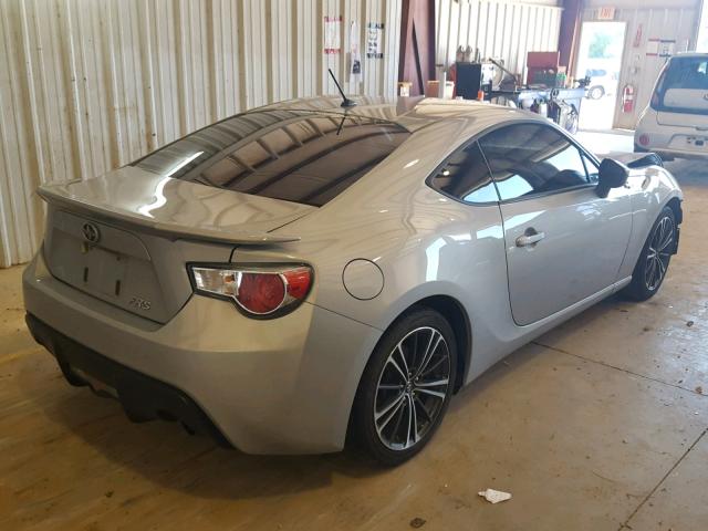 JF1ZNAA10D2733770 - 2013 TOYOTA SCION FR-S ვერცხლისფერი ფოტო 4