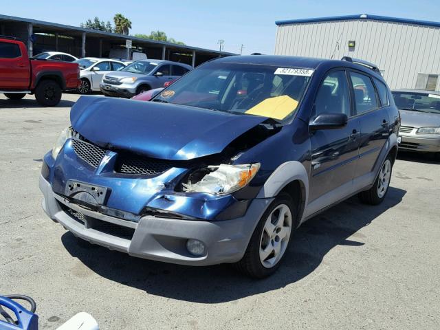 5Y2SL62863Z422618 - 2003 PONTIAC VIBE BLUE photo 2