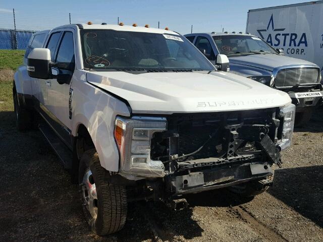 1FT8W3DT3HEE39232 - 2017 FORD F350 SUPER WHITE photo 1