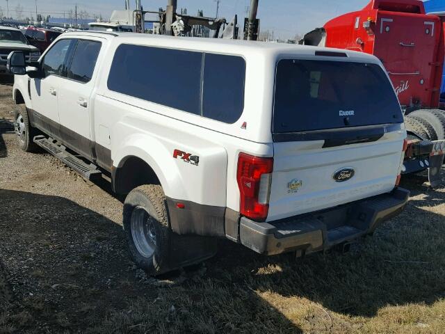 1FT8W3DT3HEE39232 - 2017 FORD F350 SUPER WHITE photo 3