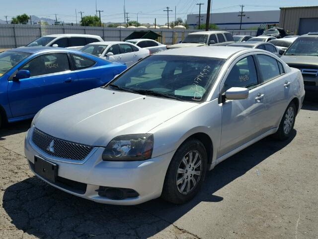 4A32B2FF7BE018654 - 2011 MITSUBISHI GALANT FE SILVER photo 2