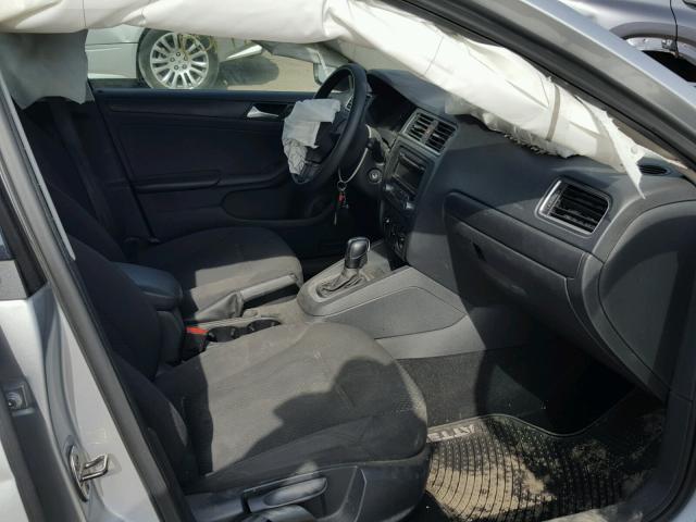 3VW2K7AJ5EM236874 - 2014 VOLKSWAGEN JETTA BASE 银色 照片 5