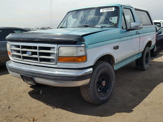 1FMEU15H8RLA16808 - 1994 FORD BRONCO U10 TWO TONE photo 2