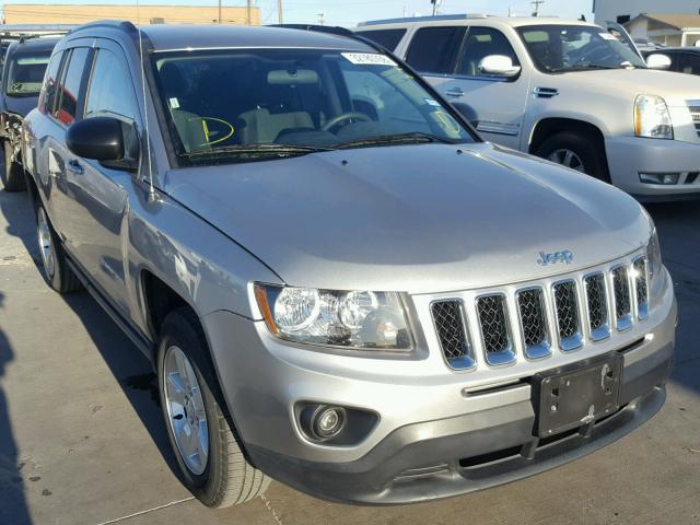 1C4NJCBA3FD318187 - 2015 JEEP COMPASS SP SILVER photo 1