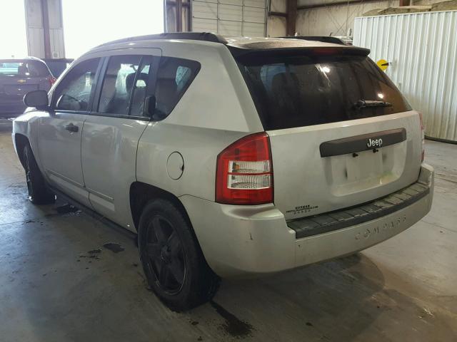 1J4FT47A49D139880 - 2009 JEEP COMPASS SP SILVER photo 3