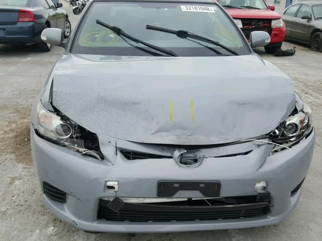 JTKJF5C78C3036524 - 2012 TOYOTA SCION TC 灰色 照片 9