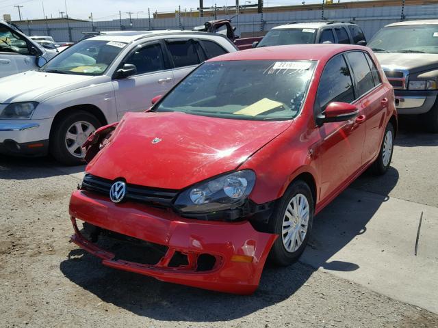 WVWDB7AJ2DW129310 - 2013 VOLKSWAGEN GOLF 红色 照片 2