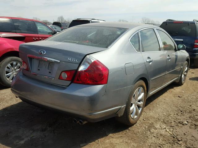 JNKAY01F66M257292 - 2006 INFINITI M35 BASE GRAY photo 4