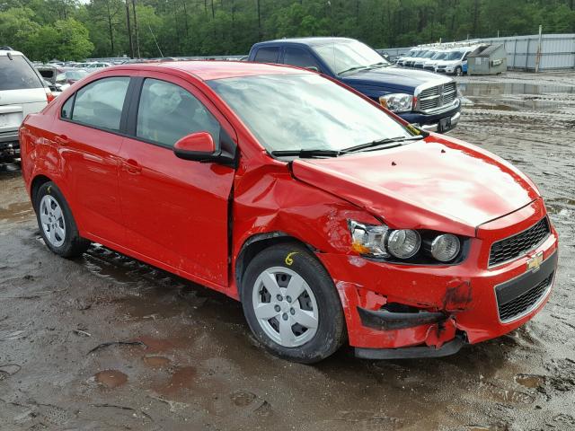 1G1JA5SH6G4163863 - 2016 CHEVROLET SONIC LS 红色 照片 1