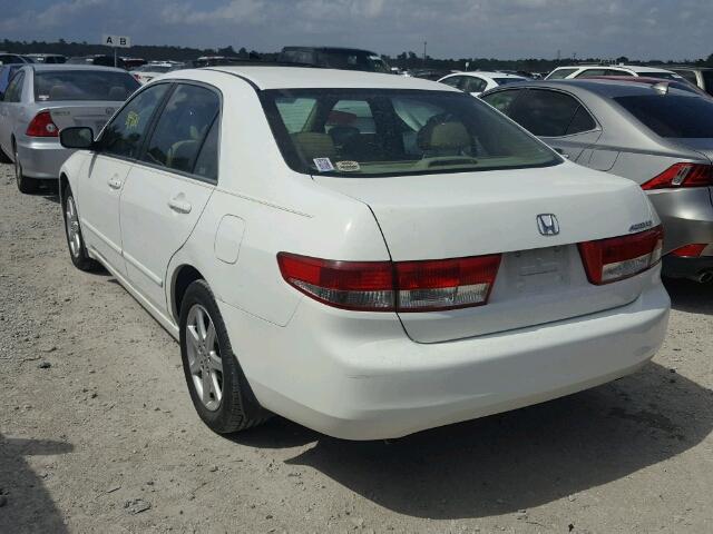 1HGCM66543A062847 - 2003 HONDA ACCORD EX WHITE photo 3