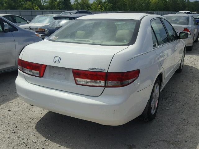 1HGCM66543A062847 - 2003 HONDA ACCORD EX WHITE photo 4