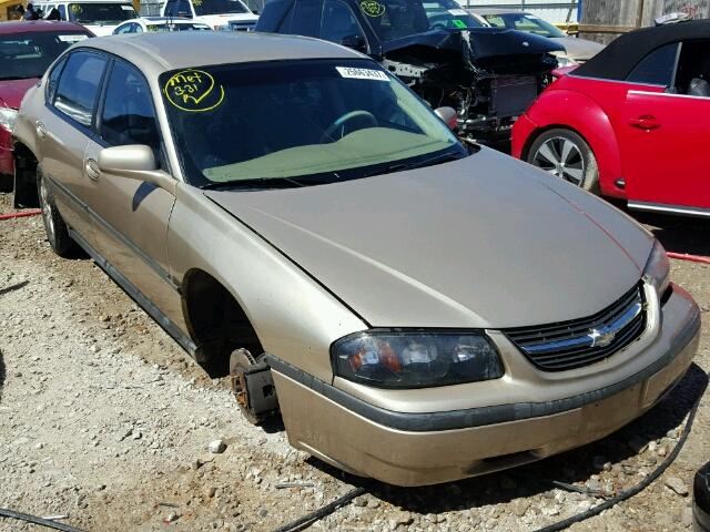 2G1WF52E459107783 - 2005 CHEVROLET IMPALA BEIGE photo 1