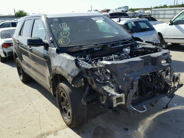 1FM5K8AR8GGB13381 - 2016 FORD EXPLORER P BLACK photo 1