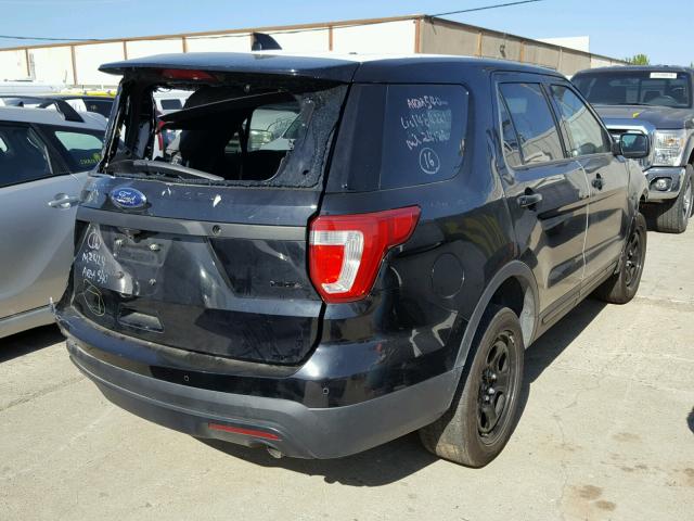 1FM5K8AR8GGB13381 - 2016 FORD EXPLORER P BLACK photo 4