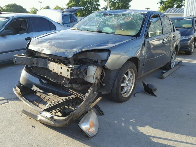 1G1ZT52835F249694 - 2005 CHEVROLET MALIBU LS 青色 照片 2