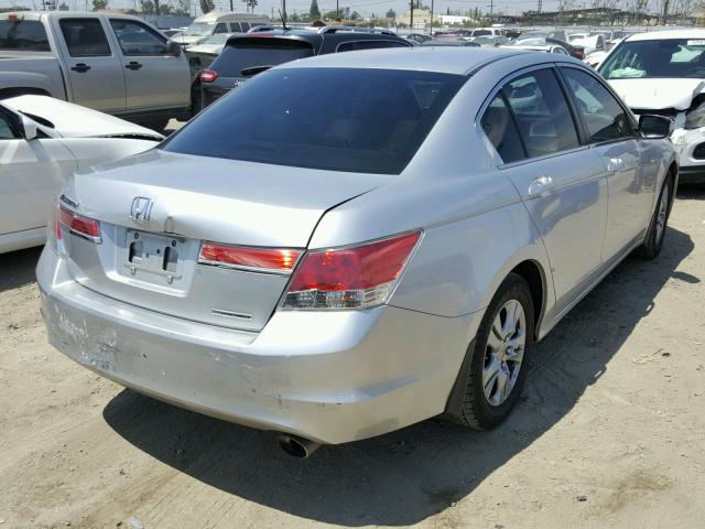 1HGCP2F68BA153062 - 2011 HONDA ACCORD SE SILVER photo 4