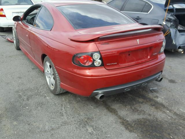 6G2VX12U86L517133 - 2006 PONTIAC GTO RED photo 3