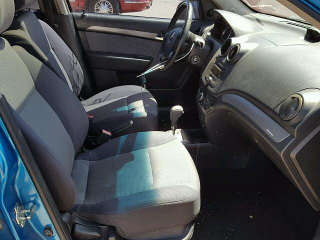 KL1TD566X8B210686 - 2008 CHEVROLET AVEO BASE Mavi fotoğraf 5