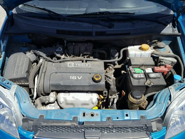 KL1TD566X8B210686 - 2008 CHEVROLET AVEO BASE Mavi fotoğraf 7