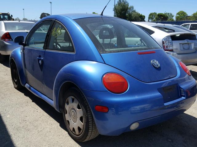 3VWBC21C9XM468804 - 1999 VOLKSWAGEN NEW BEETLE 蓝色 照片 3