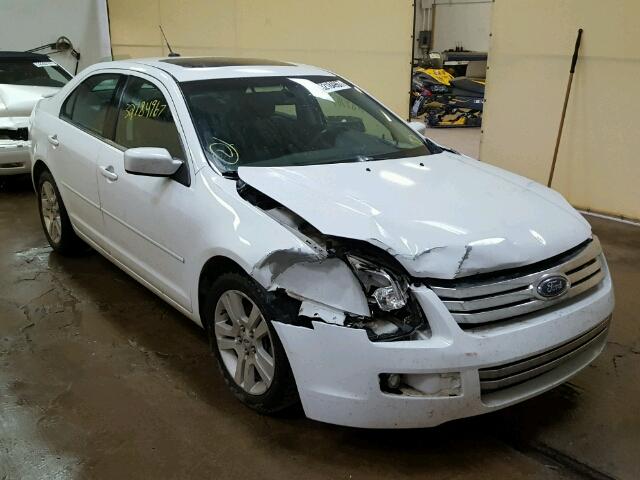 3FAHP081X7R252706 - 2007 FORD FUSION SEL WHITE photo 1