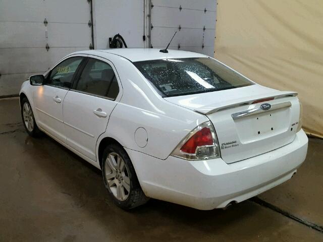 3FAHP081X7R252706 - 2007 FORD FUSION SEL WHITE photo 3