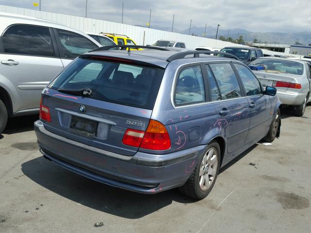 WBAAW33411ET42089 - 2001 BMW 325 IT BLUE photo 4