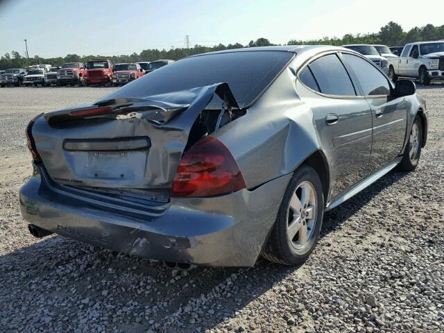 2G2WS522851214251 - 2005 PONTIAC GRAND PRIX ნაცრისფერი ფოტო 4