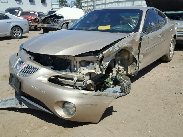 2G2WP522241365313 - 2004 PONTIAC GRAND PRIX ოქროსფერი ფოტო 2