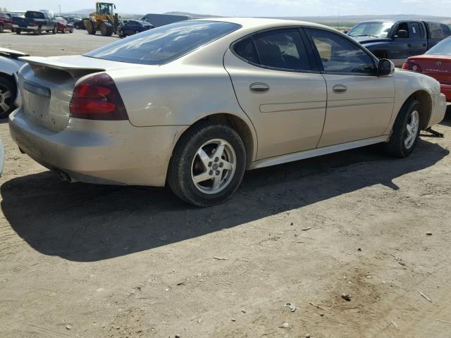 2G2WP522241365313 - 2004 PONTIAC GRAND PRIX ოქროსფერი ფოტო 4